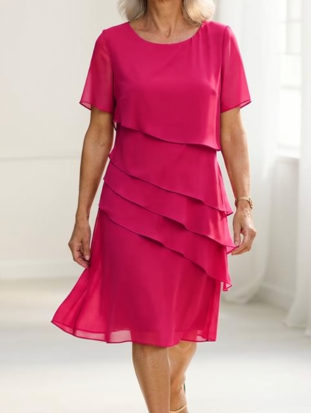 Juliette | Elegantní splývavé šaty s volány