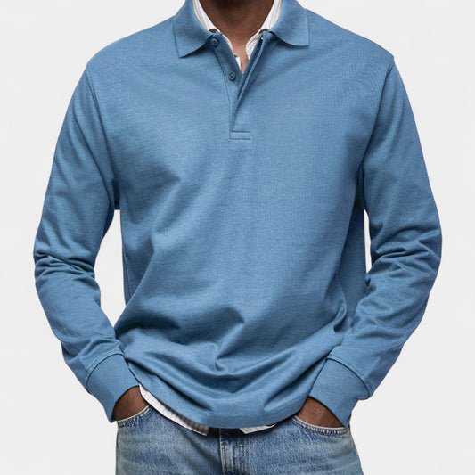 Tomáš – Elegantní penské polo s dlouhým rukávem