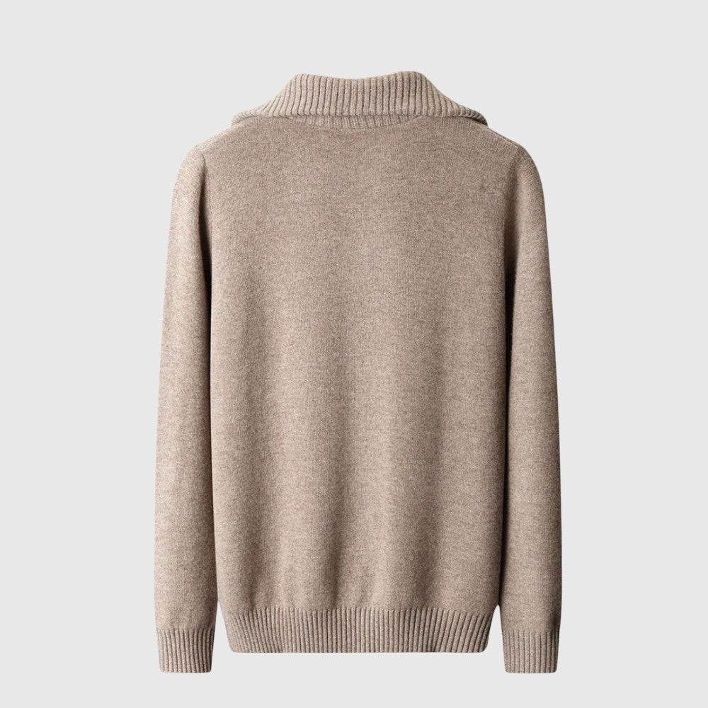 Perla- Camisola s zipem Taranto Merino Wool