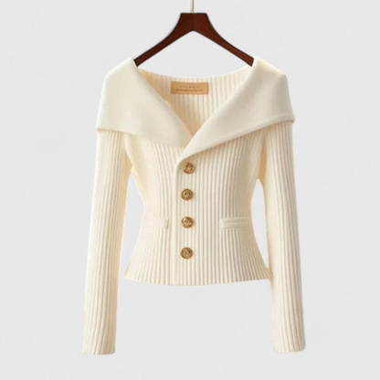 Avelora | Elegantní kardigan s knoflíky