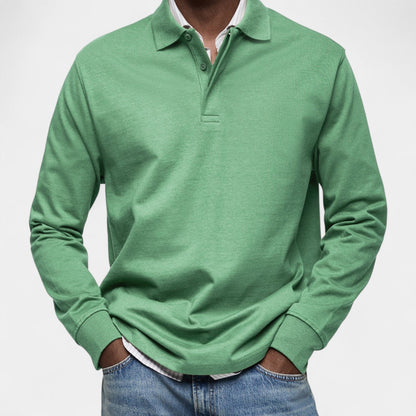 Tomáš – Elegantní penské polo s dlouhým rukávem