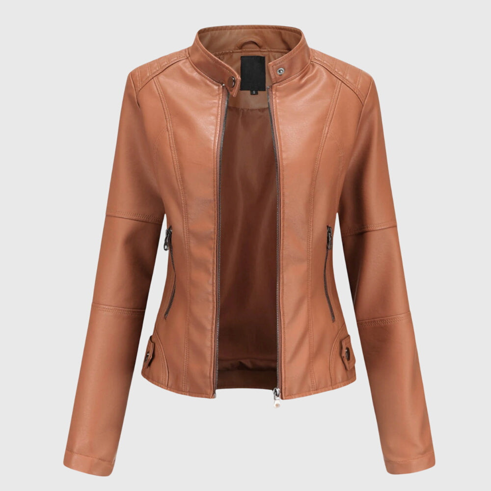 Giorgina™ - Stylová kožená bunda pro ženy