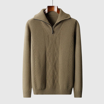 Perla- Camisola s zipem Taranto Merino Wool