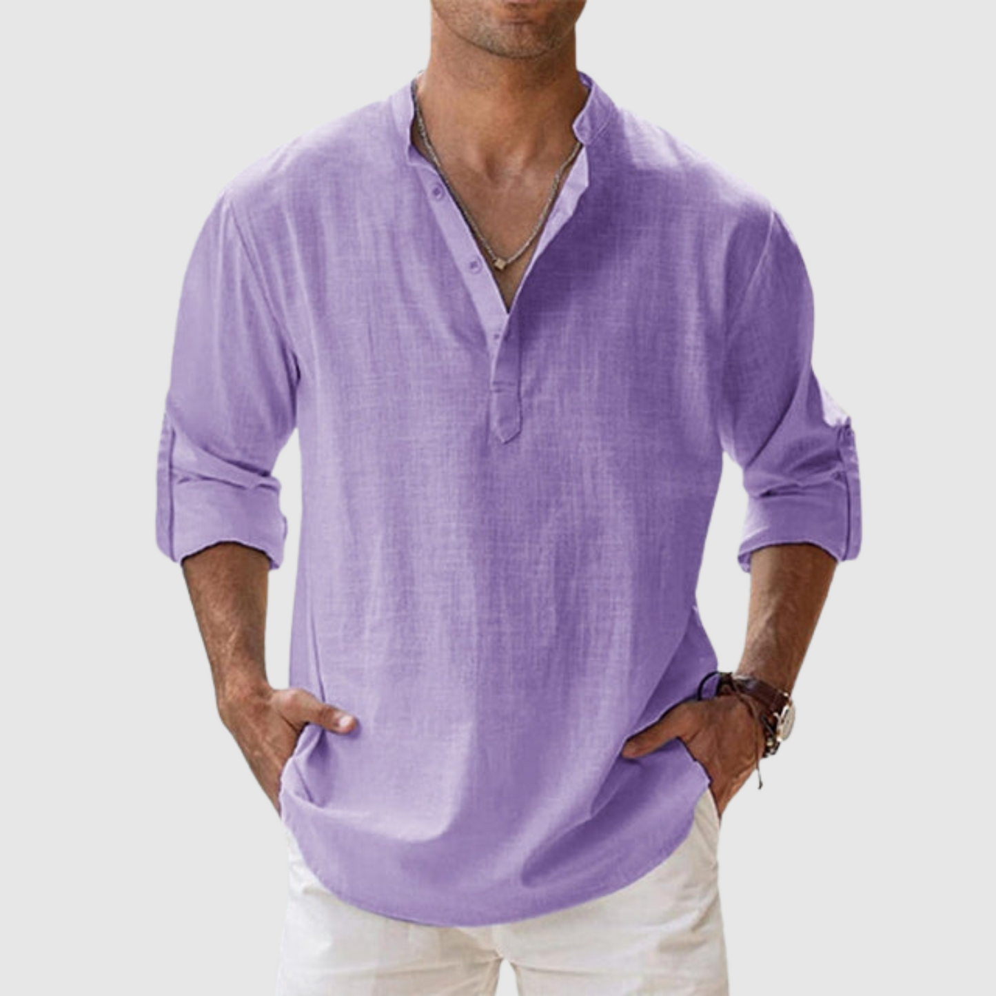 Karel | Prodyšná lněná košile