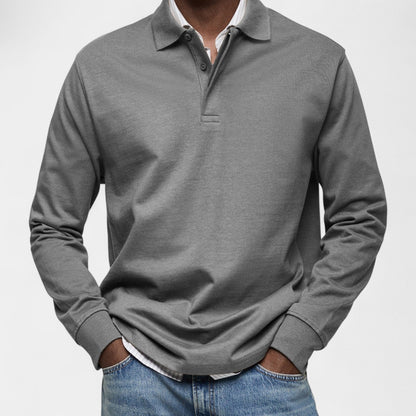 Tomáš – Elegantní penské polo s dlouhým rukávem