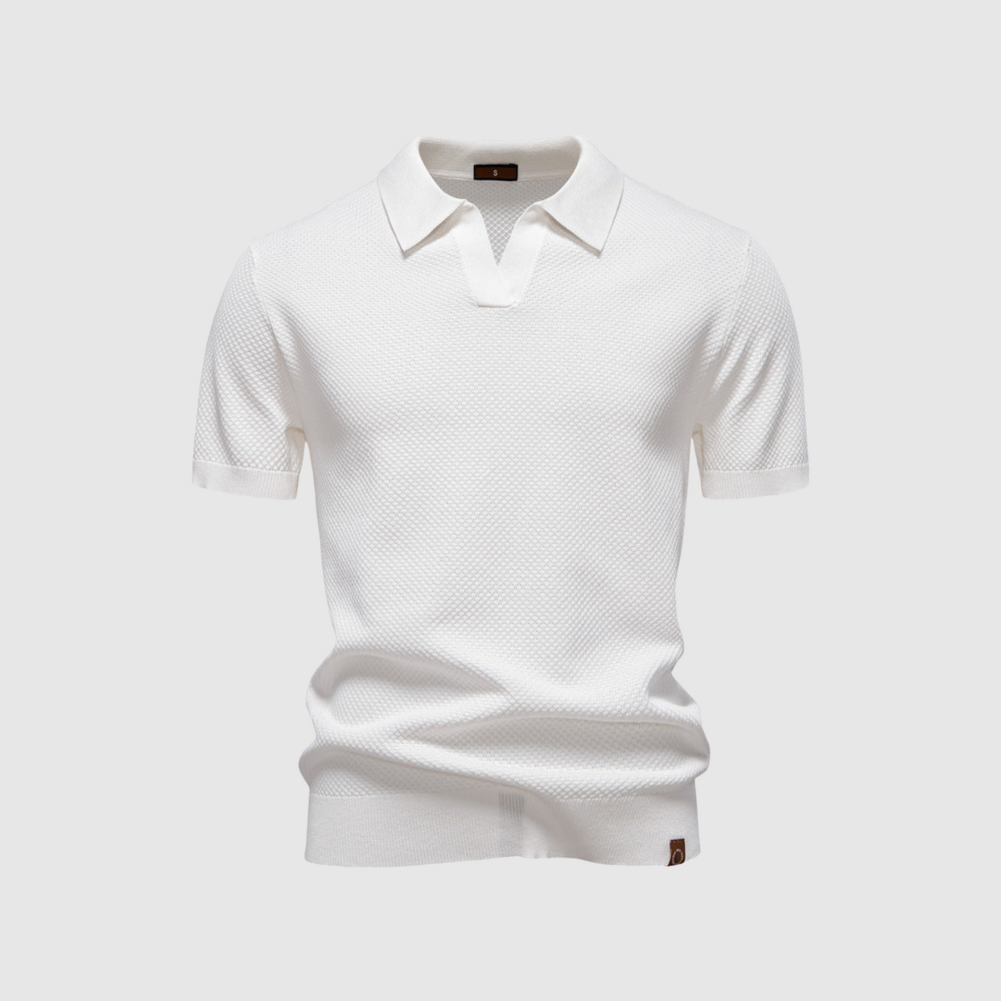 Maxmilián – Strukturované polo tričko pro elegantní a pohodlný styl