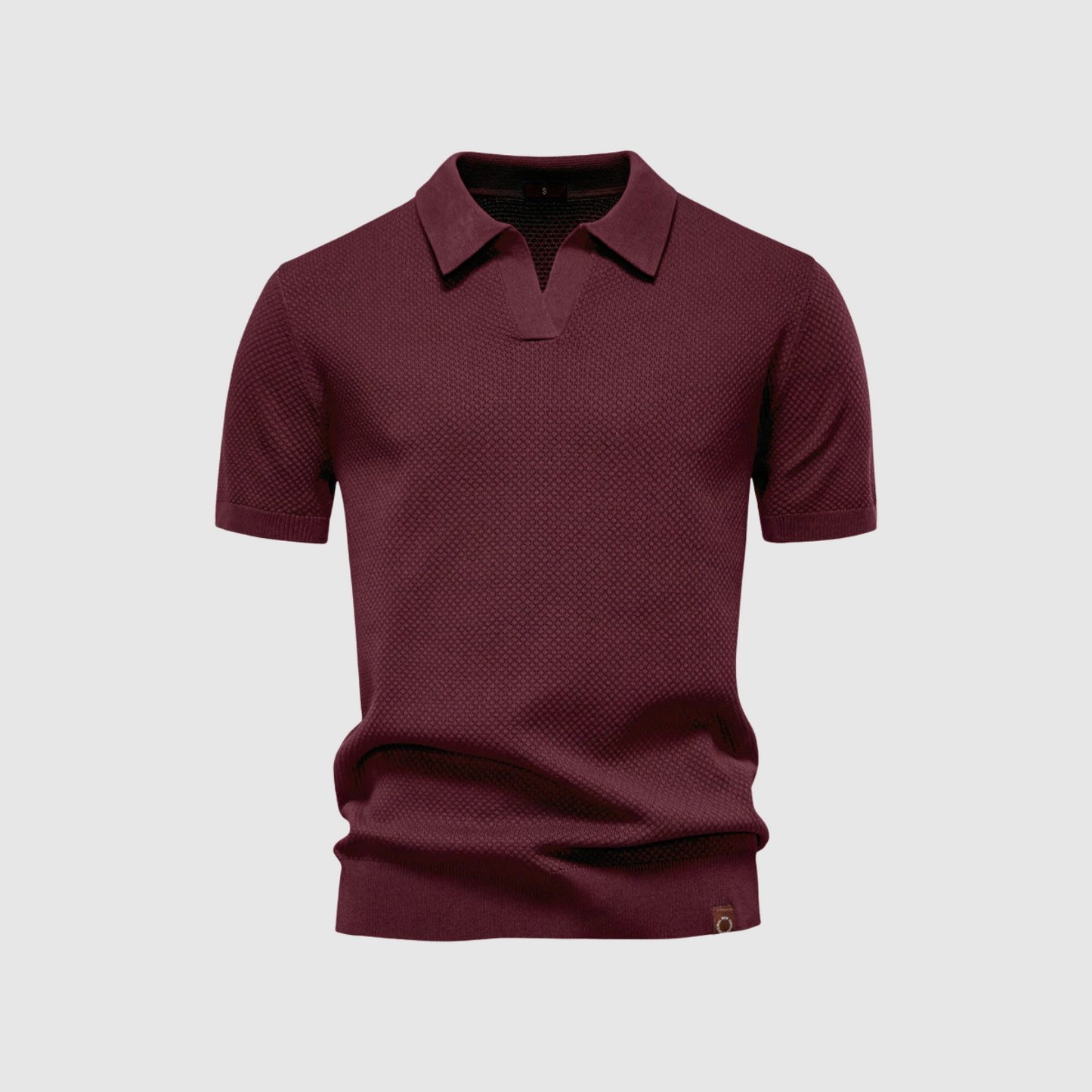 Maxmilián – Strukturované polo tričko pro elegantní a pohodlný styl