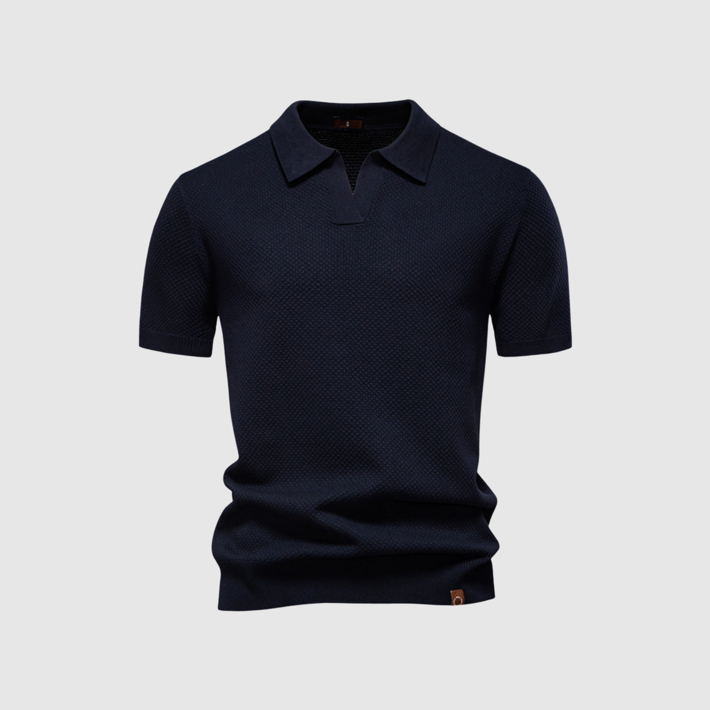 Maxmilián – Strukturované polo tričko pro elegantní a pohodlný styl