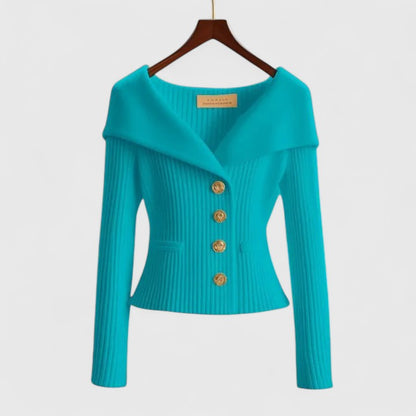 Avelora | Elegantní kardigan s knoflíky
