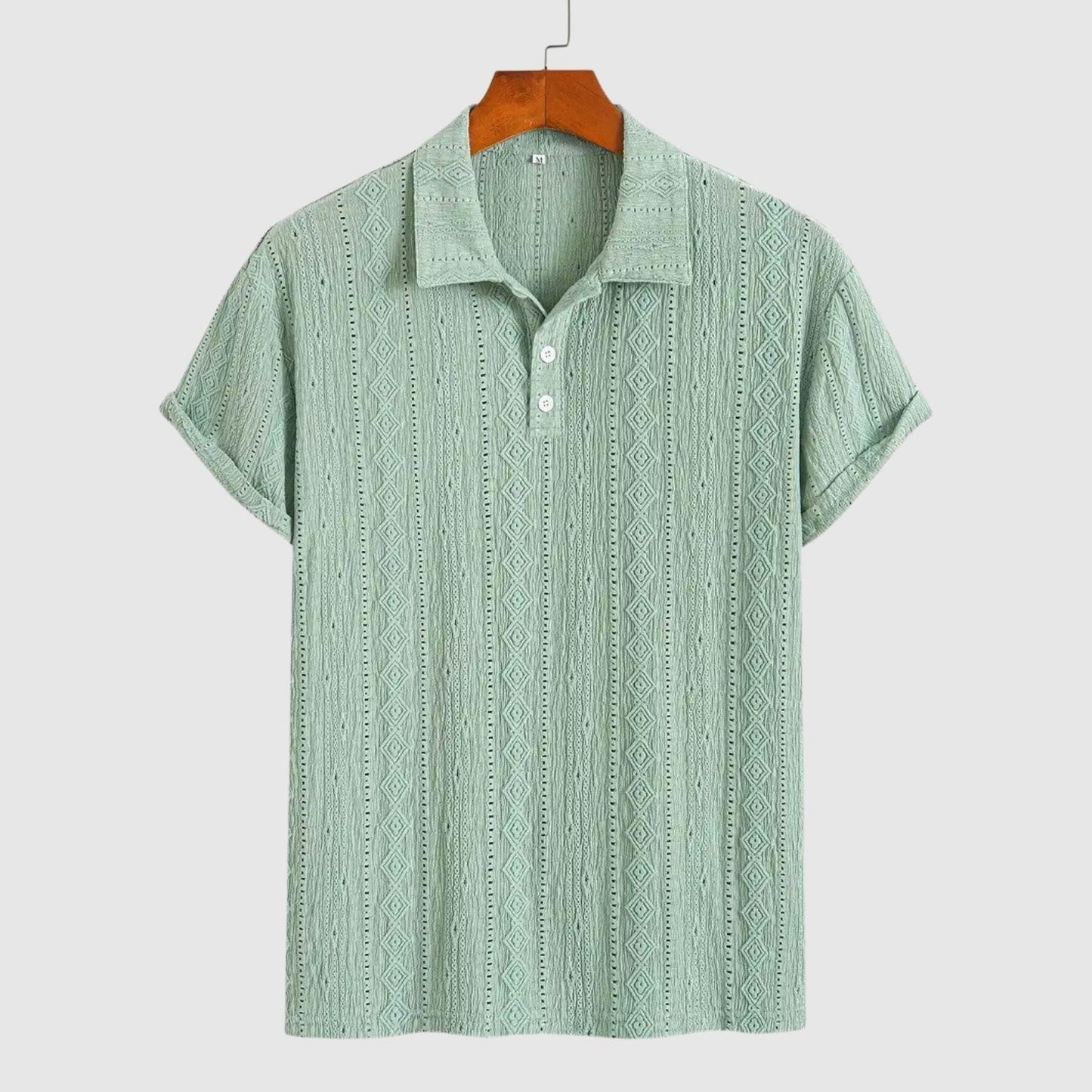 Bedřich – Jemné pletené polo s texturovaným vzhledem