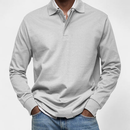 Tomáš – Elegantní penské polo s dlouhým rukávem