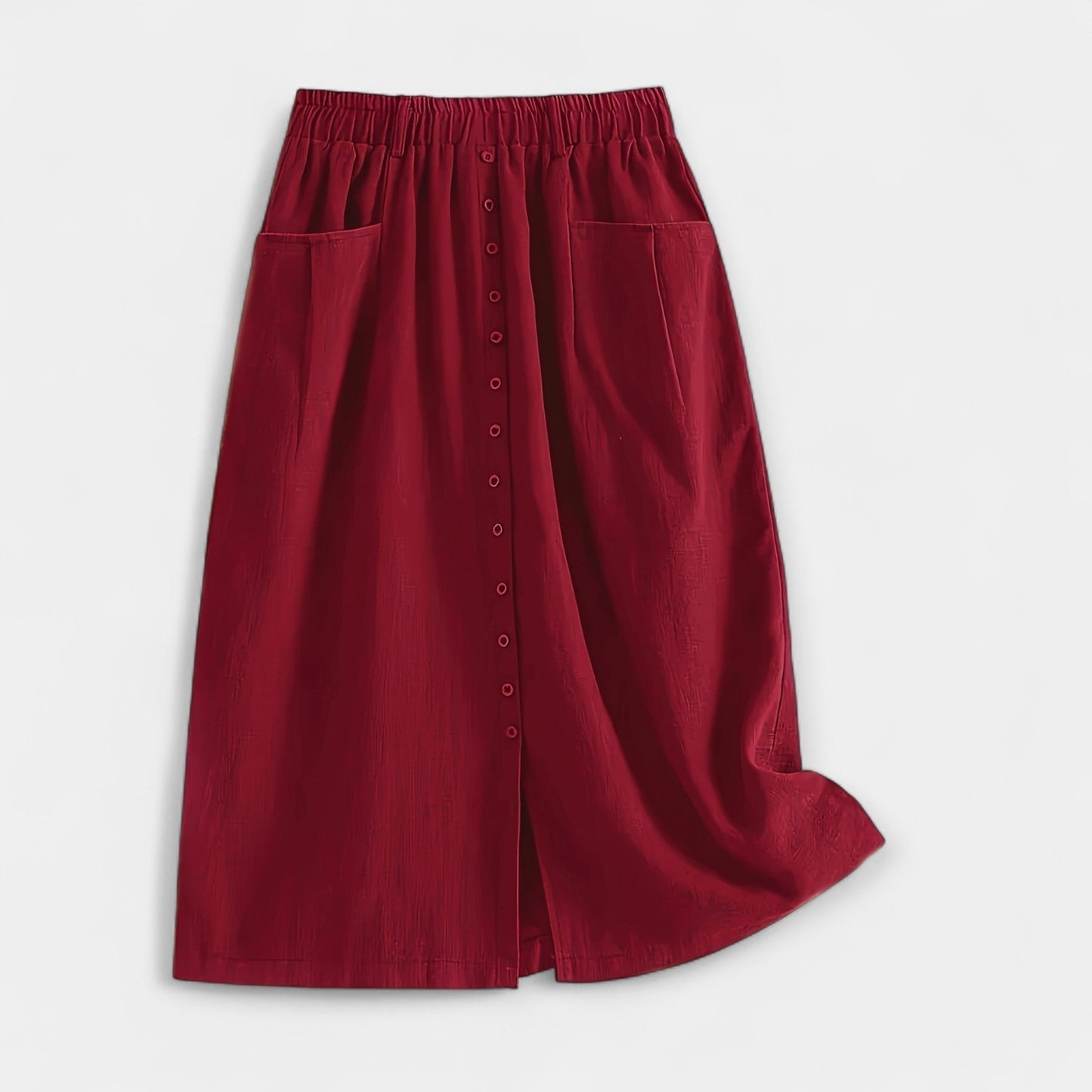 Midi sukně s vintage stylem