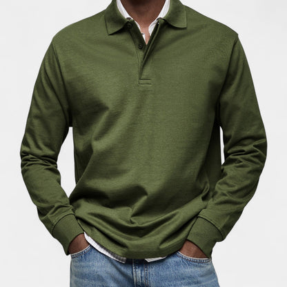 Tomáš – Elegantní penské polo s dlouhým rukávem