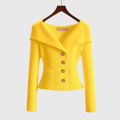 Avelora | Elegantní kardigan s knoflíky