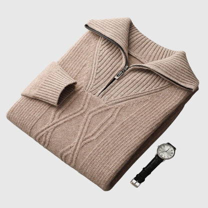 Perla- Camisola s zipem Taranto Merino Wool