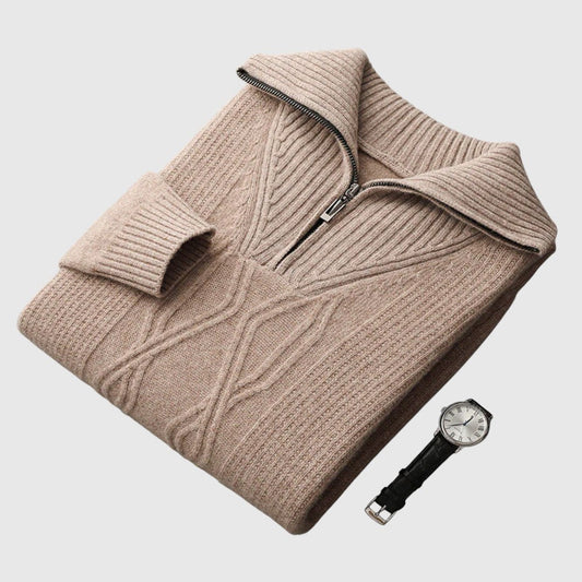 Perla- Camisola s zipem Taranto Merino Wool