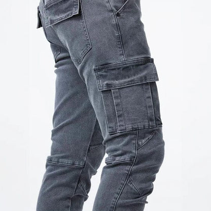 Lukáš – Moderní slim-fit cargo džíny pro každodenní styl