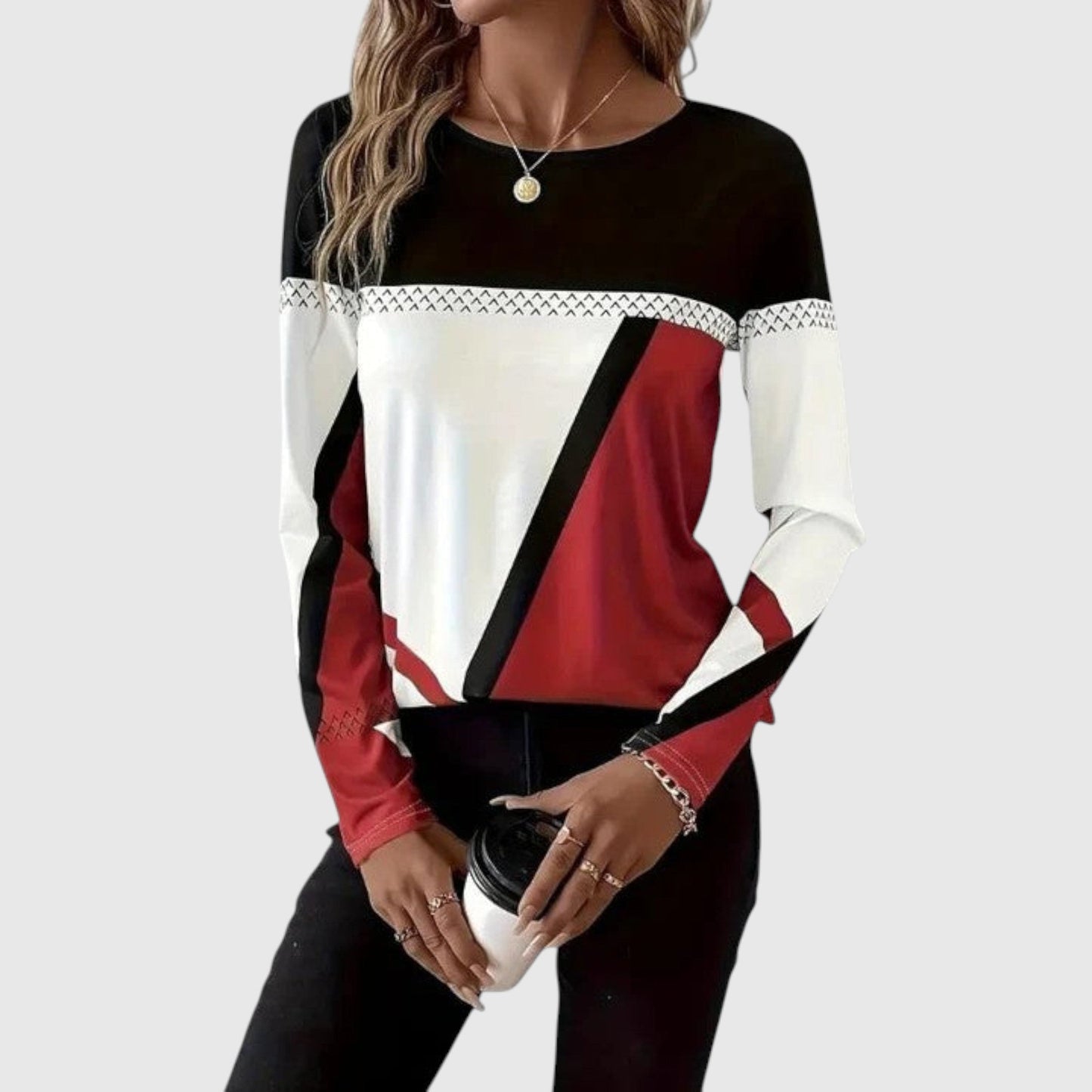 Avril - Trendy a moderní grafický svetr