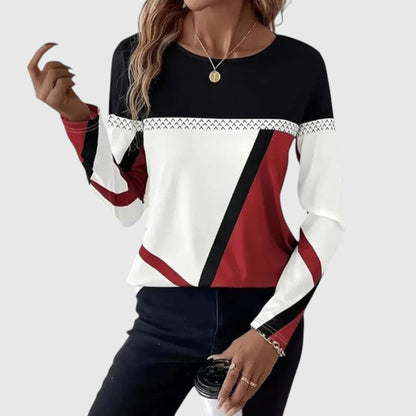 Avril - Trendy a moderní grafický svetr