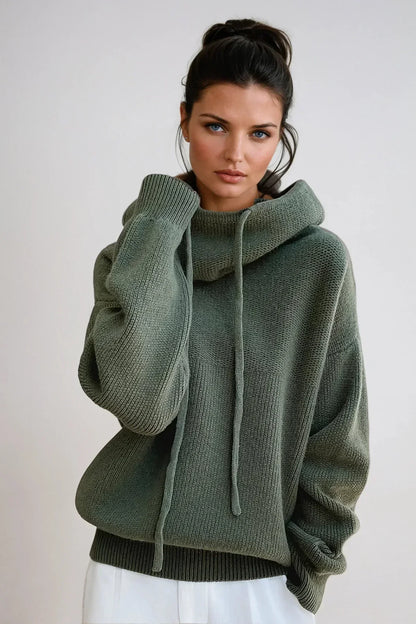 Veronika | Elegantní pletený svetr s rolákem