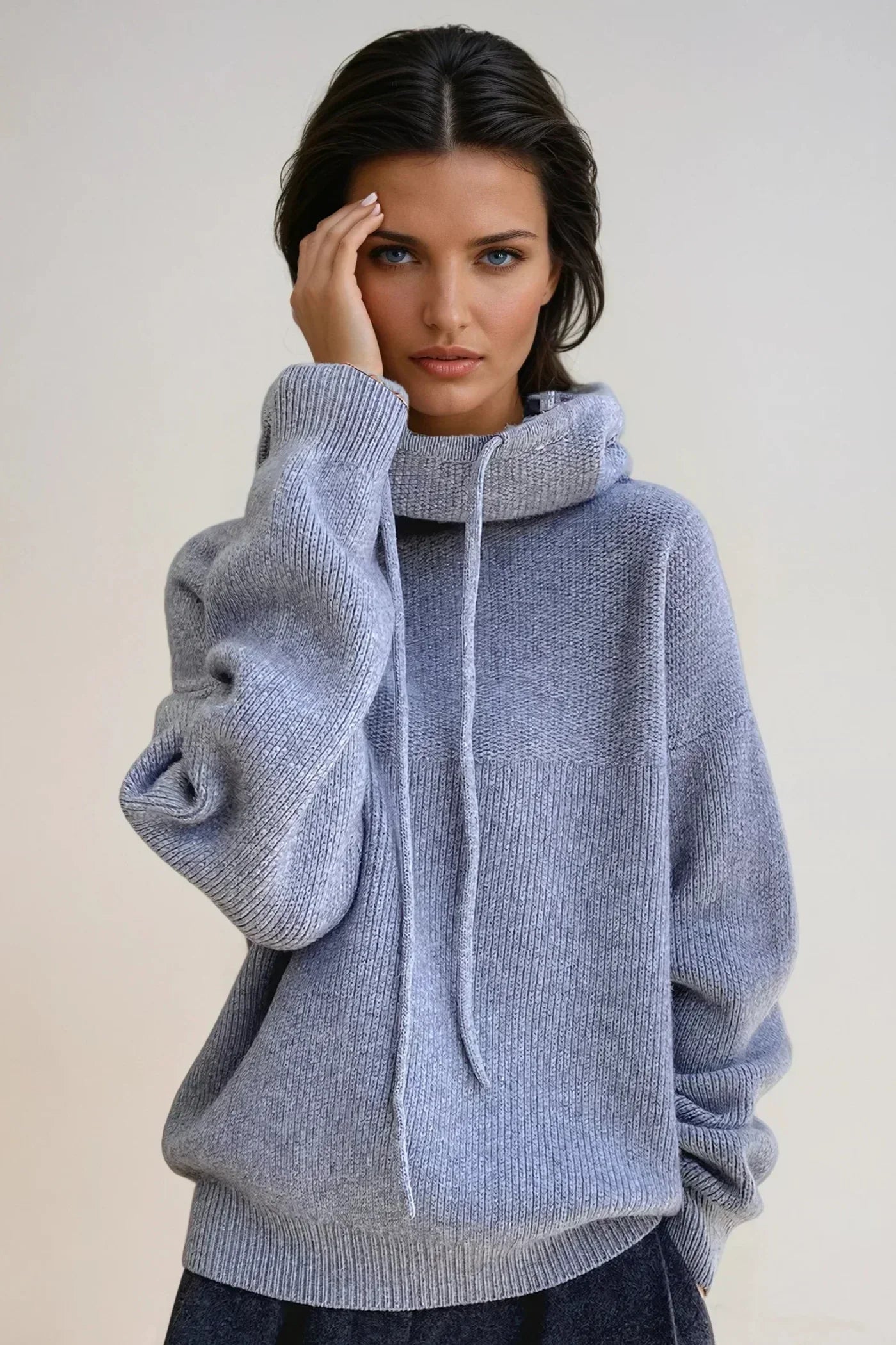 Veronika | Elegantní pletený svetr s rolákem
