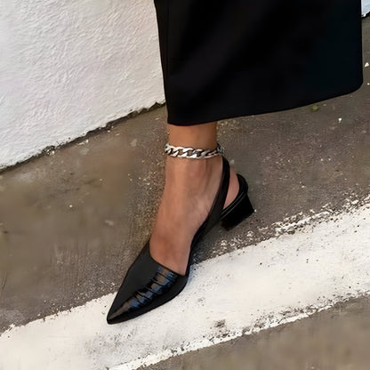 Adéla – Elegantní lodičky na nízkém podpatku s ortopedickou podporou