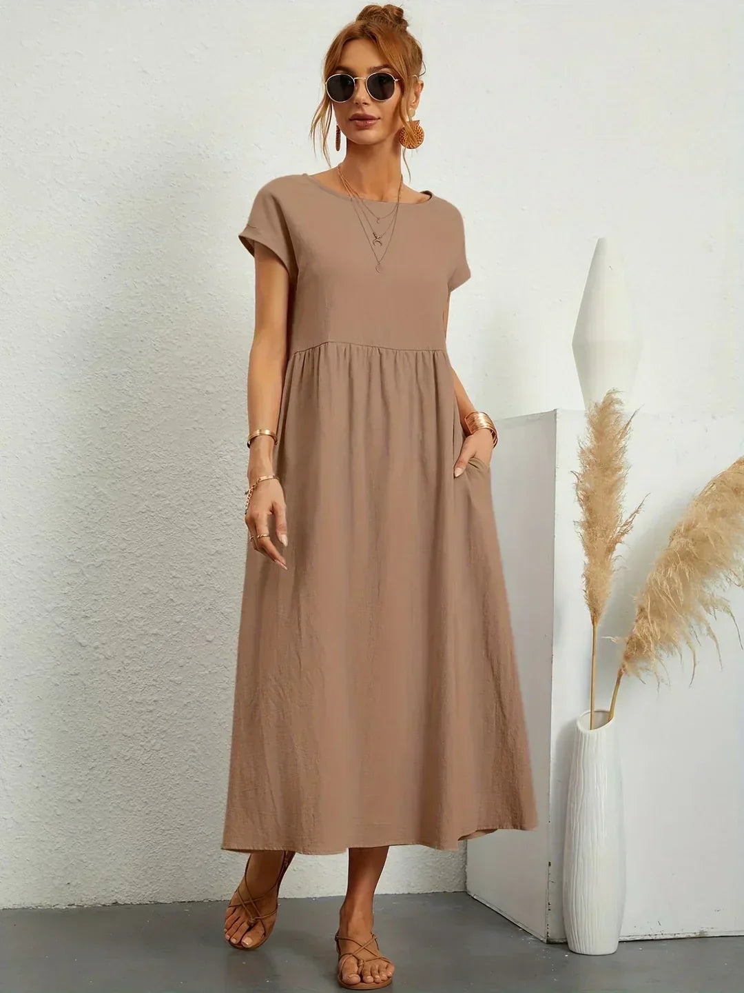Heike | Splývavé midi šaty nadčasové elegance