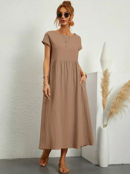 Heike | Splývavé midi šaty nadčasové elegance
