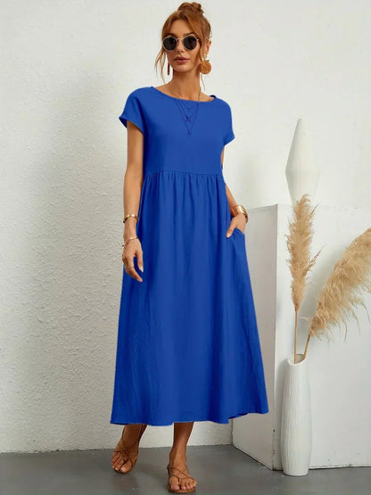Heike | Splývavé midi šaty nadčasové elegance