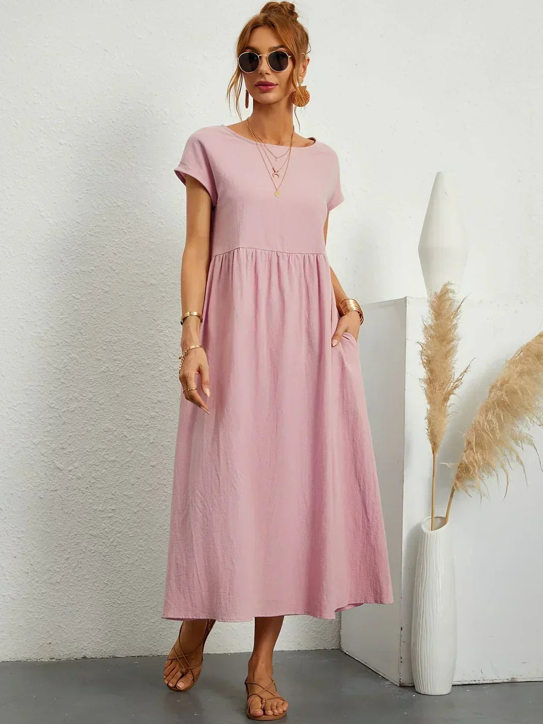 Heike | Splývavé midi šaty nadčasové elegance