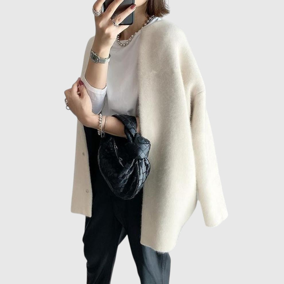 Julie – Minimalistický prodloužený kardigan