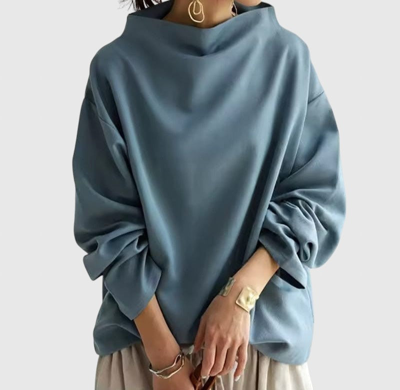 Gabriella - Elegantní pulovr s vysokým límcem
