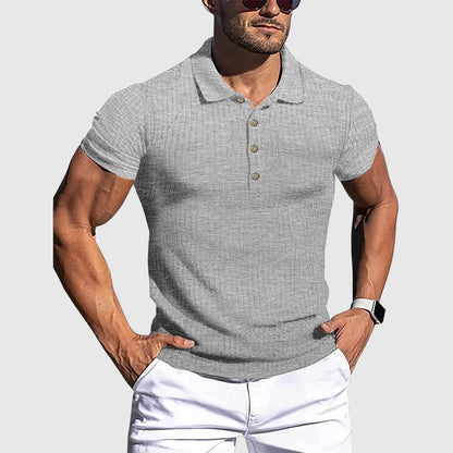 Evžen – Elegantní pruhovaná polo košile