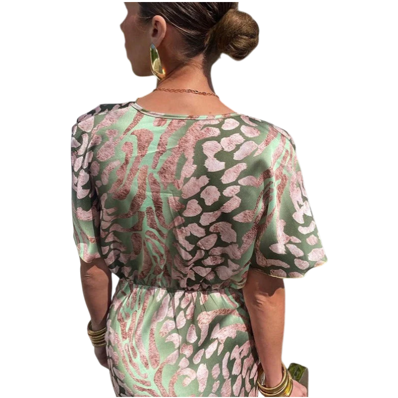 Veronika – Elegantní zavinovací maxi šaty