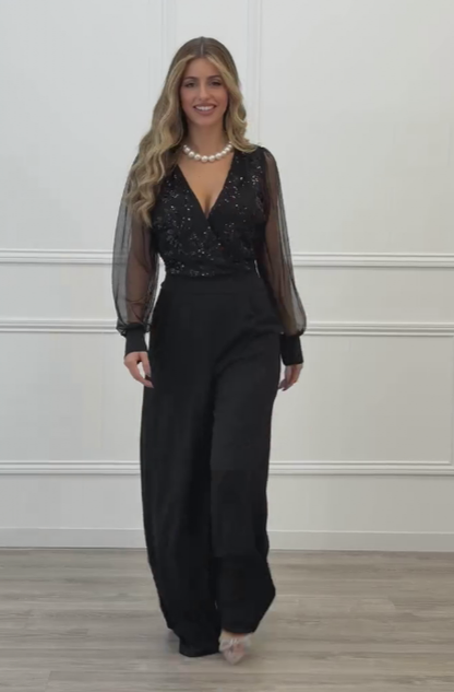 Tereza | Elegantní overal s jemnými detaily a splývavým střihem