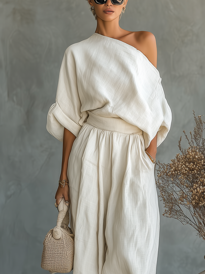 Adela | Lehký elegantní set s přirozenou siluetou