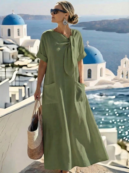 Eliška™ elegantní šaty s kapsami