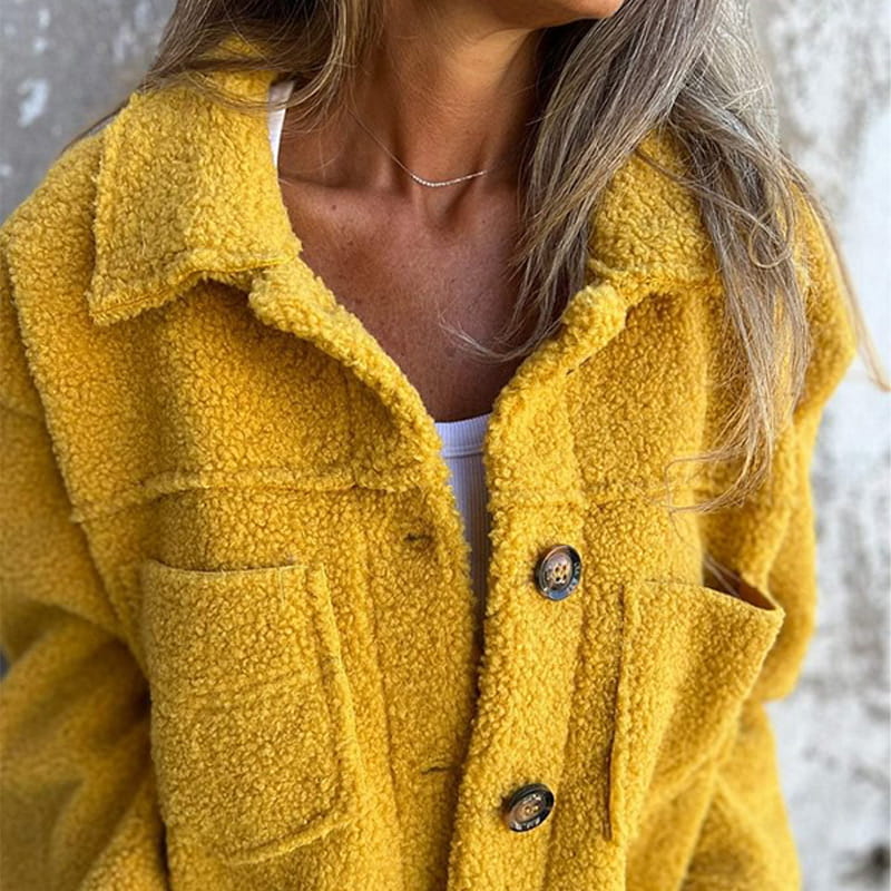 Annie | Trendy kabát z měkké látky